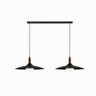 Lámpara colgante OVNI – Iluminación LED moderna para comedor con estructura de hierro y acrílico