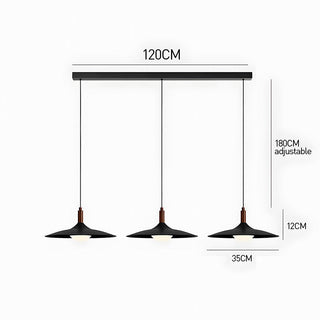 Suspension OVNI – Luminaire de salle à manger LED moderne avec fixation en fer et acrylique