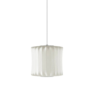 Suspension nordique - Lampe soucoupe lanterne blanche pour éclairage de salon