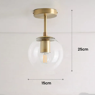 Glass Ball Ceiling Light – Durable Ambient Lighting | Modern Minimalist Fixture