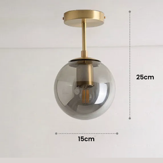 Glass Ball Ceiling Light – Durable Ambient Lighting | Modern Minimalist Fixture