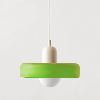Modern Glass Pendant Light - Small LED Hanging Lamp for Kitchen Island
