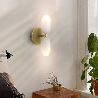 Modern Wall Sconce – Double Heads Indoor Wall Lighting Fixture | Creamy Elegant Lamp