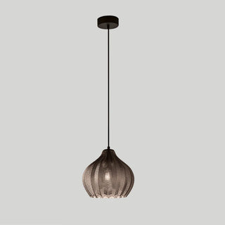 Single-head metal glass ceiling fixture — Nordic kitchen
