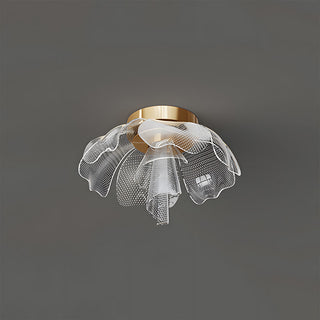 Plafonnier LED Fleur - Lampe Moderne en Acrylique Avec Cadre en Fer Pour Chambre à Coucher