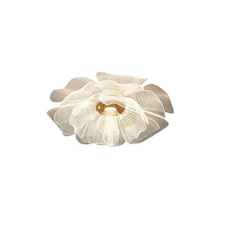 Plafonnier LED Fleur - Lampe Moderne en Acrylique Avec Cadre en Fer Pour Chambre à Coucher