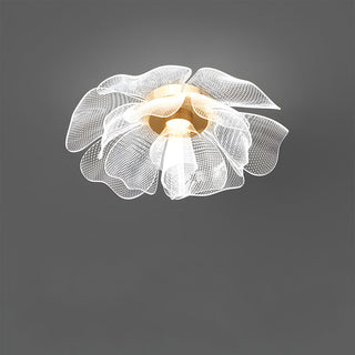 Plafonnier LED Fleur - Lampe Moderne en Acrylique Avec Cadre en Fer Pour Chambre à Coucher