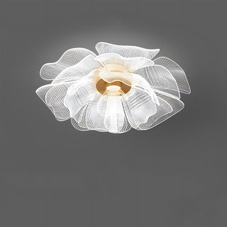 Plafonnier LED Fleur - Lampe Moderne en Acrylique Avec Cadre en Fer Pour Chambre à Coucher