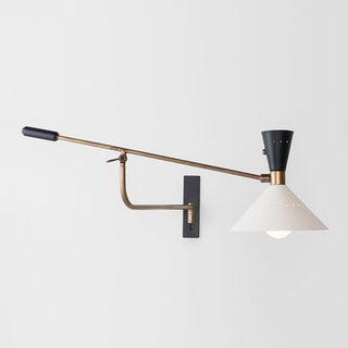 Modern dimmable wall lamp cone shade — minimalist metal fixture