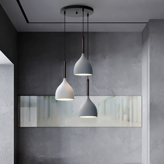 Adjustable triple pendant for contemporary dining room