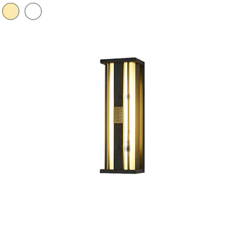 Outdoor LED Wall Light - Modern Black Waterproof Multifunctional Garden Lamp