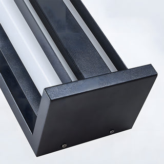 Outdoor LED Wall Light - Modern Black Waterproof Multifunctional Garden Lamp