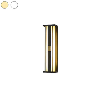 Outdoor LED Wall Light - Modern Black Waterproof Multifunctional Garden Lamp