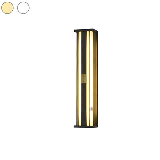 Outdoor LED Wall Light - Modern Black Waterproof Multifunctional Garden Lamp