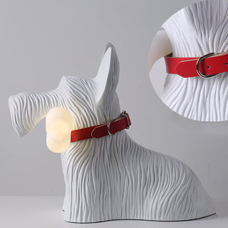 Resin cartoon dog lamp ambient — modern LED warm