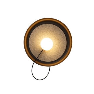 Modern round adjustable wall light close-up — direction sconce