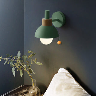 Iron single head colorful modern wall sconce — bedroom lamp