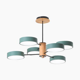 LED Branched Pendant Light - Modern Ceiling Light With Iron Wood Acrylic Fixture