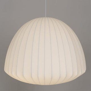 Suspension nordique - Lampe soucoupe lanterne blanche pour éclairage de salon