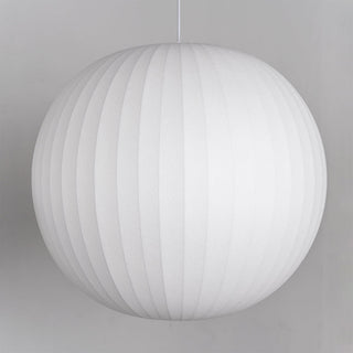Suspension nordique - Lampe soucoupe lanterne blanche pour éclairage de salon