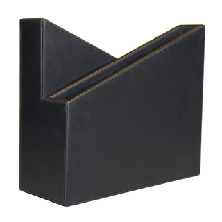 black desk organizer set modern vegan leather rose gold office accessories studio view