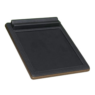 black desk organizer set modern vegan leather rose gold office accessories macro view