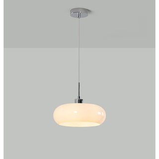 Suspension Vintage – Lampe Suspendue Bauhaus Ronde en Verre pour Salle à Manger