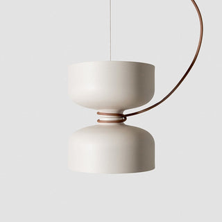Nordic metal pendant light with adjustable hanging cord