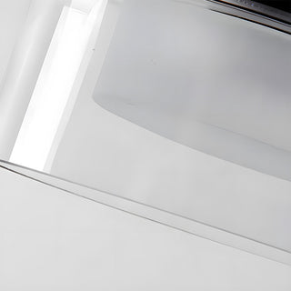 Nordic LED Ceiling Light – Modern Glass Hallway Ceiling Lamp With Iron Frame