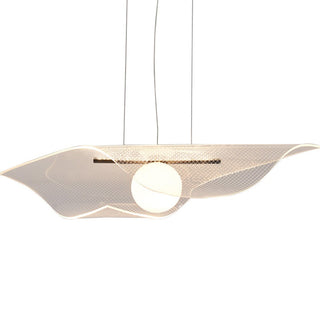 Acrylic Pendant Light – Modern Transparent Hat Shape Lamp for Living Room