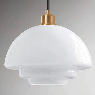 Suspension en verre nordique – Suspension minimaliste avec abat-jour en verre élégant
