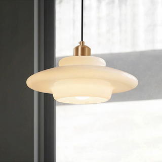 Minimalist Nordic pendant showing elegant glass detail