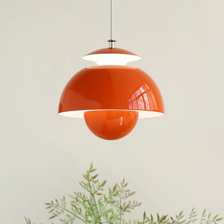 Nordic metal pendant light with sleek adjustable design