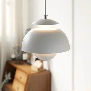 Nordic mushroom-shaped pendant lamp with soft light