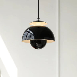 Suspension en métal nordique – Luminaire réglable au design métallique épuré