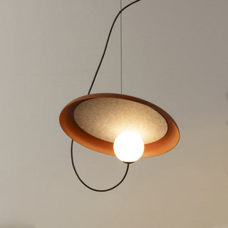 Modern black metal ceiling lamp with exposed E27 fixture