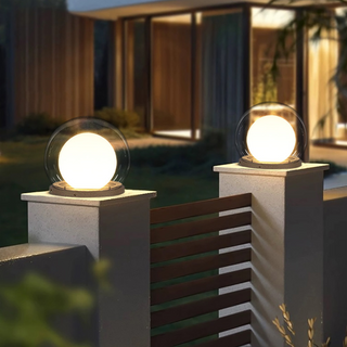 Outdoor Lamp Stainless Steel – Modern Black Steel Lantern with Warm Ambient Lighting