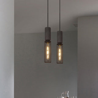 Suspension gris fer - Lampe suspendue moderne avec abat-jour en métal noir