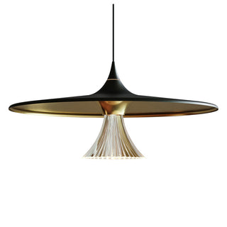 Flying saucer concrete chandelier styled — modern hanging fixture