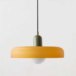 Modern Glass Pendant Light - Small LED Hanging Lamp for Kitchen Island