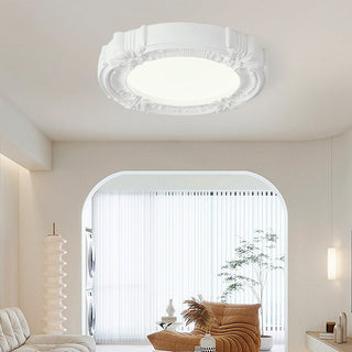 Retro French ceiling lamp vintage – warm LED bedroom close-up