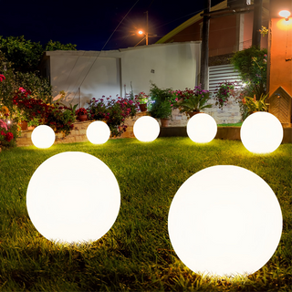 Rechargeable Solar Garden Lamp – Portable Color Changing LED Sphere Light IP65