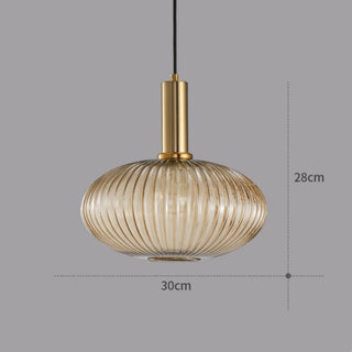 Suspension vintage – Lampe lanterne en vitrail pour salle à manger