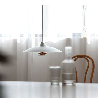 Compact minimalist pendant light — iron dining room ceiling lamp