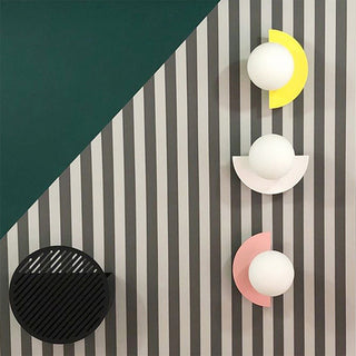 Modern irregular shape colorful wall lamp in living room
