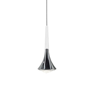 Modern raindrop pendant with frosted glass diffuser shade
