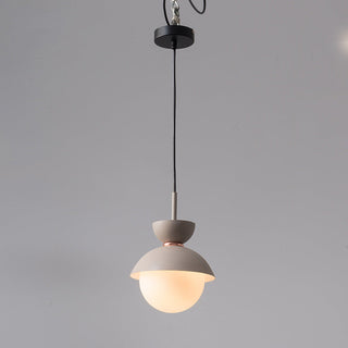 Colorful G9 pendant detail — metal double head ceiling fixture