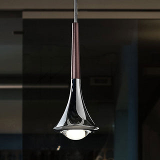 Raindrop-shaped hanging lamp — contemporary glass chandelier