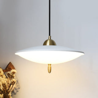 Modern metal glass pendant styled — LED dining room fixture