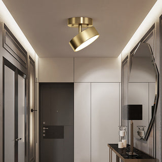 LED round industrial ceiling light – Nordic semi-flush
